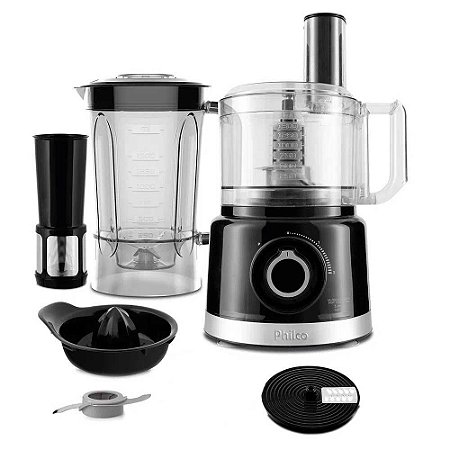 Multiprocessador Philco 5 em 1 Turbo PMP1500P Preto 127V