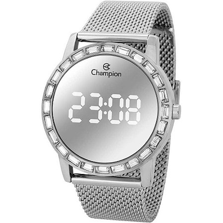 Relógio Feminino Champion Digital CH40160S - Prata