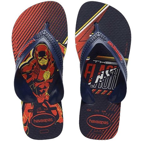 Chinelo Havaianas Infantil Max Heróis Branco - 27/28