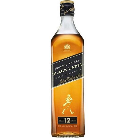 Whisky 12 Anos Johnnie Walker Black Label 40% Alcool - 1L