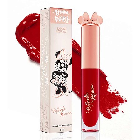 Batom Líquido Bruna Tavares Minnie Mouse 5ml - Minnie Dress