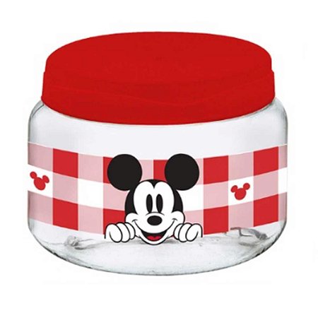 Pote Organizador Tiba Paris Mickey Mouse Plástico - 600ml