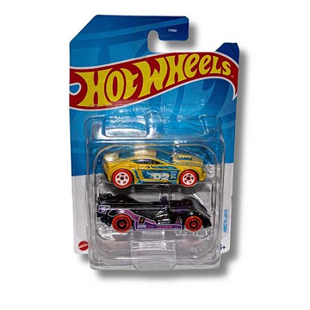 Carrinho Hot Wheels Pack Com 02 Carrinhos Mattel FVN40 HMC70