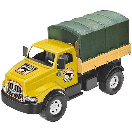 Caminhão Selva Tilin Brinquedos Ref.0406 - Amarelo E Verde