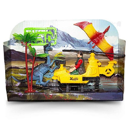 Brinquedo Kit Caça Dino Aventura Tundra Toyng Ref.50588