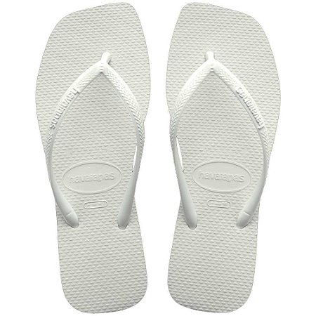 Chinelo Havaianas Slim Square Branco - 37/38