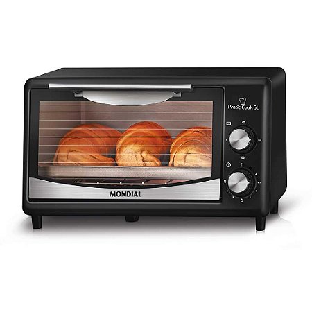 Forno Elétrico Mondial Pratic Cook FR-09 6L Preto - 220V