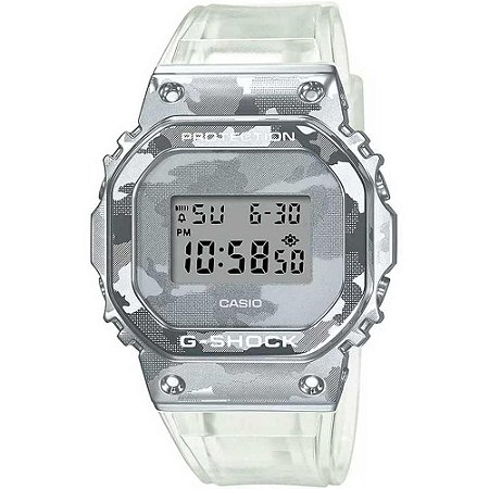 Relogio Casio G-Shock Digital GM-5600SCM-1DR - Prata