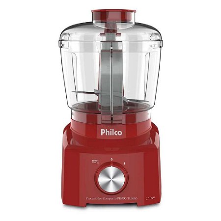 Processador de Alimentos Compacto Philco PH900 Vermelho 220V