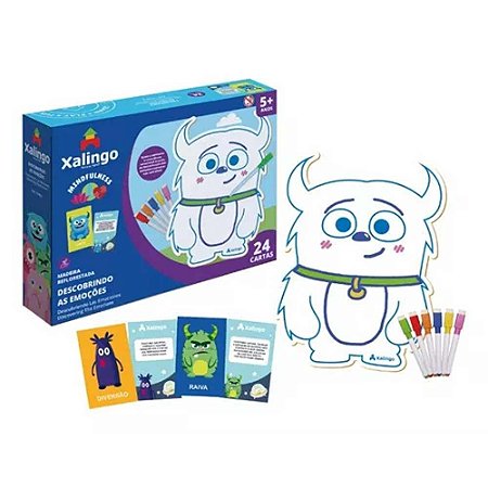 Quadro Para Colorir Xalingo Descobrindo As Emoções 1749.8