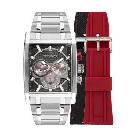 Relógio Masculino Technos Troca-Pulseira JS25BBJ/T1P - Prata
