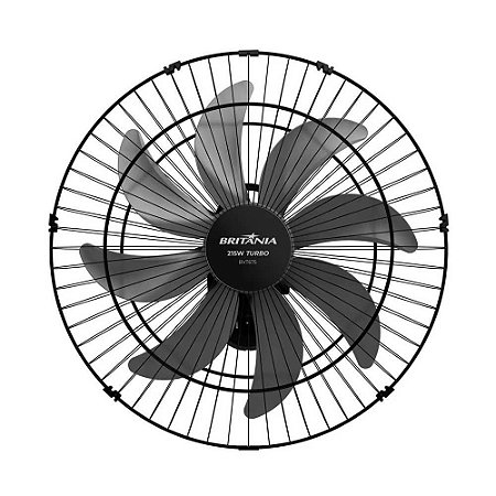 Ventilador de Parede Britânia 8 Pás 215W BVT675 Preto - 220V