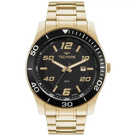 Relógio Masculino Technos Analógico Racer 2115TWB/1P Dourado