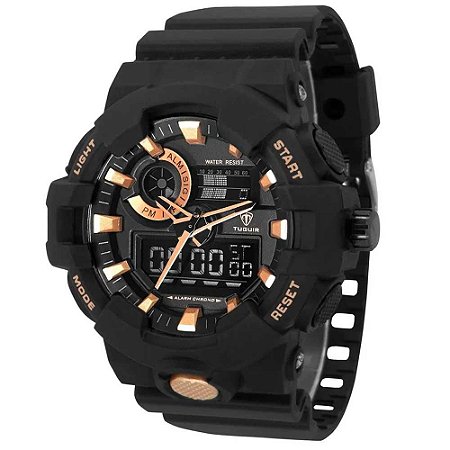 Relógio Masculino Tuguir AnaDigi TG3J8007 TG30151 - Preto