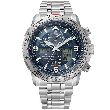 Relógio Masculino Citizen Promaster Eco-Drive TZ10235F Prata