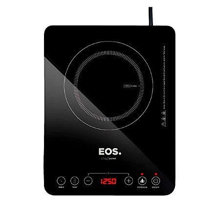 Cooktop de Indução Eos 1 Boca 1300/2000W ECI01PPB - Bivolt