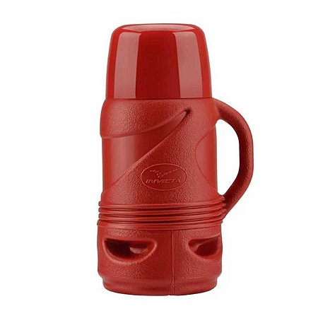 Garrafa Térmica Invicta Líder 320ml Rolha - Vermelho Velvet