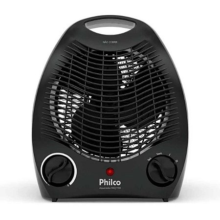 Aquecedor Elétrico 2 em 1 Philco 2000W PAQ1100 Preto - 220V