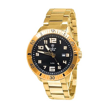 Relógio Masculino Tuguir Infinity 9166G TGI37012 - Dourado