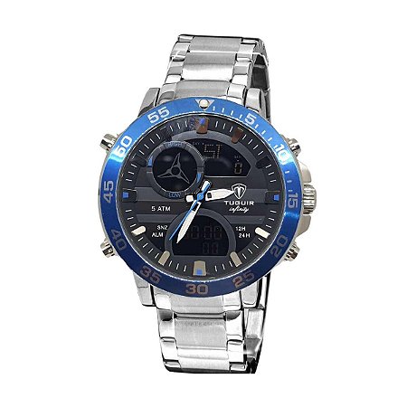 Relógio Masculino Tuguir Infinity 1881D TGI37014 - Prata