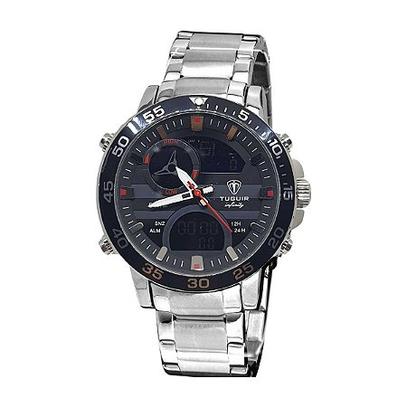 Relógio Masculino Tuguir Infinity 1881D TGI37016 - Prata