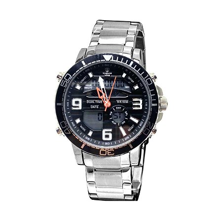 Relógio Masculino Tuguir Infinity 1881 TGI37019 - Prata