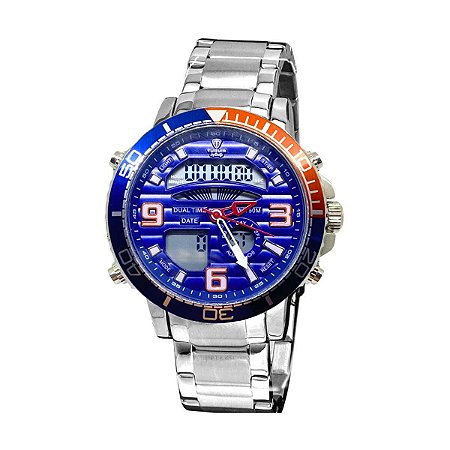 Relógio Masculino Tuguir Infinity 1881 TGI37018 - Prata