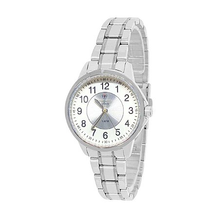 Relógio Feminino Tuguir Infinity 3113A TGI37046 - Prata