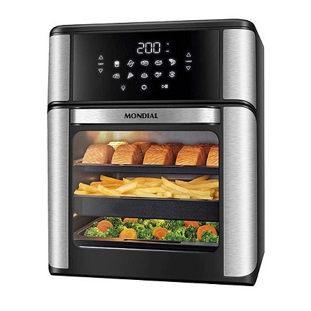 Fritadeira Air Fryer+Forno Mondial 2200W AFON-12L-BI-BC 220V