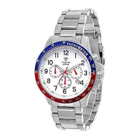 Relógio Masculino Tuguir Infinity 6166G TGI37031 - Prata