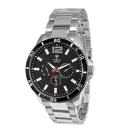 Relógio Masculino Tuguir Infinity 6116C TGI37040 - Prata
