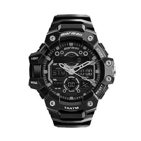 Relógio Masculino Mormaii AnaDigi MO0631/8P Preto
