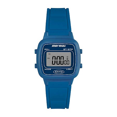 Relógio Feminino Mormaii Digital Vintage MO21900/8A - Azul
