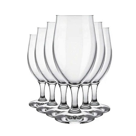 Conjunto 6 Taças de Vidro Para Cerveja Nadir 330ml - Windsor