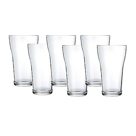 Conjunto 6 Copos Choppinho Nadir 200ml - Boteco