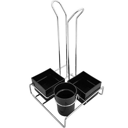 Conjunto Organizador Stolf Para Chá/Café Ref.1457-P Preto