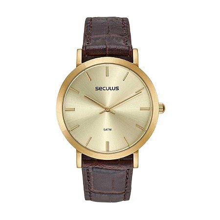 Relógio Masculino Seculus Analógico 44255GPSVDC2 Dourado