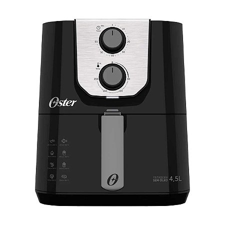 Fritadeira Sem Óleo Oster 4,5L 1500W OFRT510 Preto - 127V