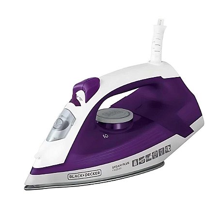 Ferro de Passar a Vapor Black + Decker FX2500-B2 Roxo - 220V