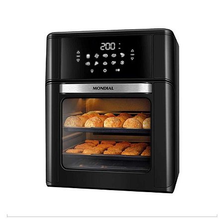 Fritadeira Air Fryer + Forno Mondial 2200W AFO-12L-FB 220V