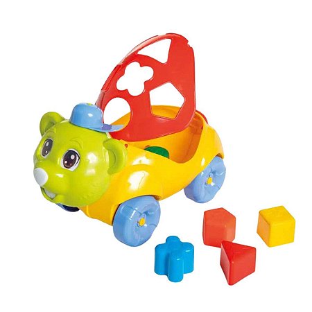 Brinquedo Animais da Selva Urso Tateti Calesita Ref.704