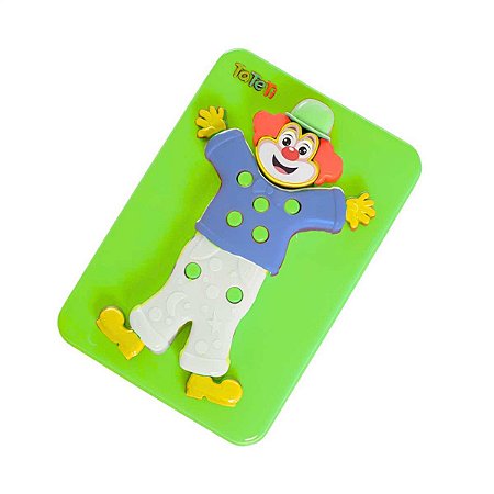 Brinquedo Monta Palhaço Tateti Calesita Ref.837 Verde