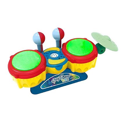 Brinquedo Musical Play Show Calesita Tateti Ref.829 Amarelo