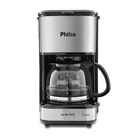Cafeteira Elétrica Philco 750ml Inox Plus PCF25I Preto 127V