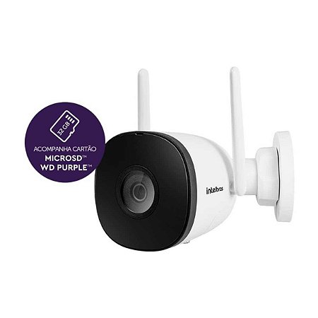 Câmera Externa Wi-Fi Full HD Intelbras IM5SC + Micro SD 32GB