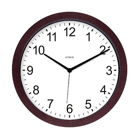 Relógio de Parede Ambiente 25cm 119106-343 Roxo Mesclado