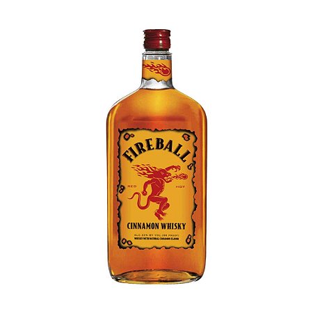Licor Whisky Fino de Canela Fireball Red Hot - 750ml