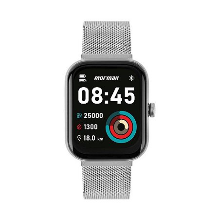 Smartwatch Mormaii Life Ultra MOLIFEUAO/7K - Prata