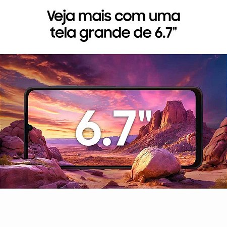 Smartphone Samsung Galaxy A06 4G 128GB 4GB RAM - Verde Claro