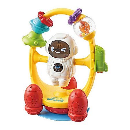 Astronauta Chocalho Multikids Com Luz e Som BR2169 Amarelo